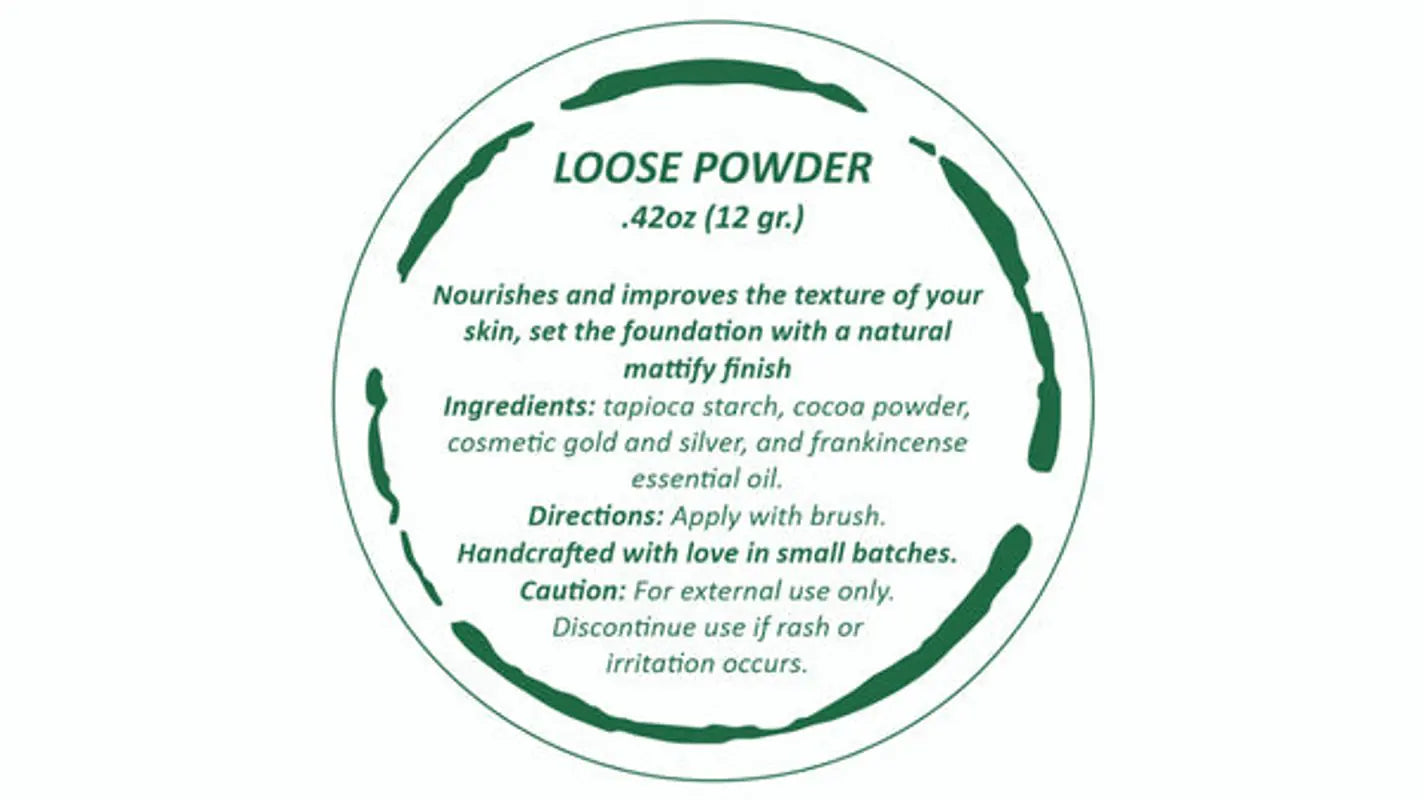 All-Natural Bronzer Loose Powder. Eco-Friendly.