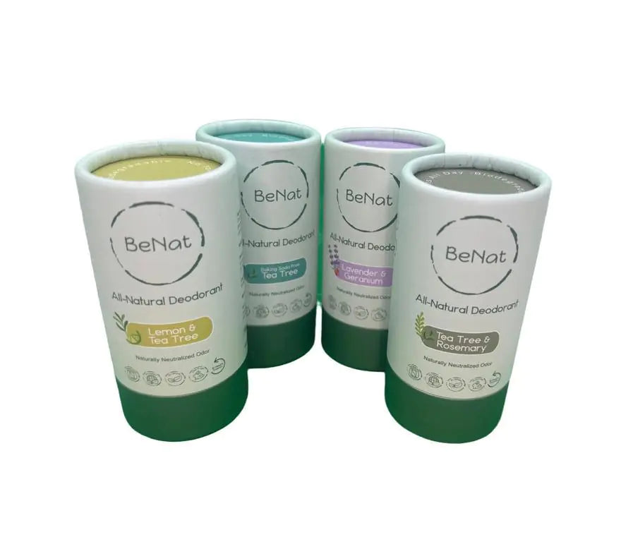 All Natural, Plastic-Free Deodorants